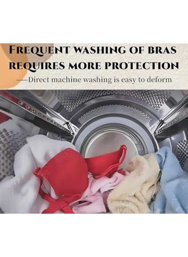 CLENEA 2Pcs Underwear Laundry Bag with Zipper, Bra Washing Bag for Laundry Mesh，Honeycomb Mesh Laundry Bags for Delicates, Pink - Image 5